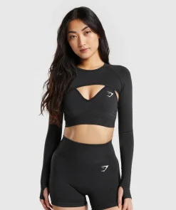 DAMES Gymshark Croptops|T-shirts*Vital Seamless Shrug
