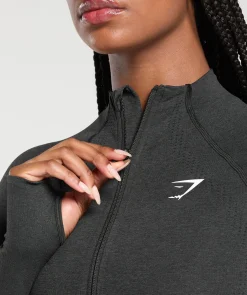 DAMES Gymshark Bedekkende Sportkleding|Sportjacks*Vital Seamless Tight Tracktop