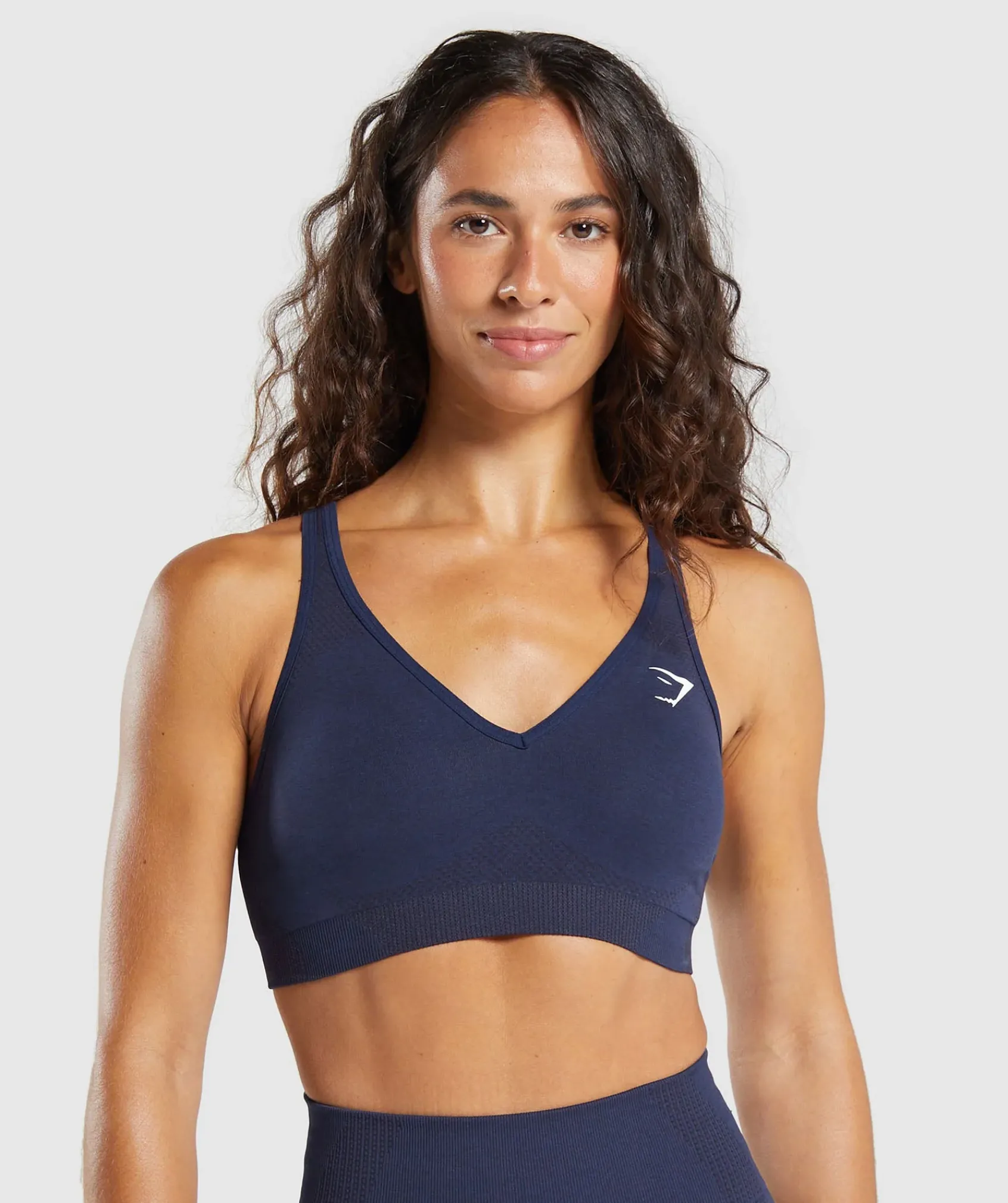 DAMES Gymshark Bedekkende Sportkleding|Sport-bh's*Vital Seamless V Neck Sports Bra