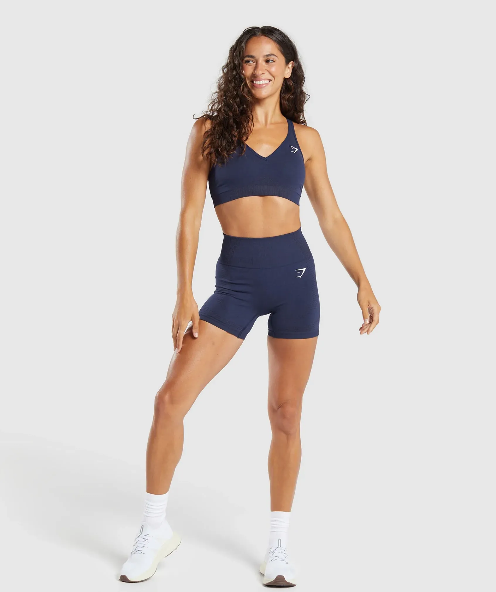 DAMES Gymshark Bedekkende Sportkleding|Sport-bh's*Vital Seamless V Neck Sports Bra