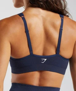 DAMES Gymshark Bedekkende Sportkleding|Sport-bh's*Vital Seamless V Neck Sports Bra