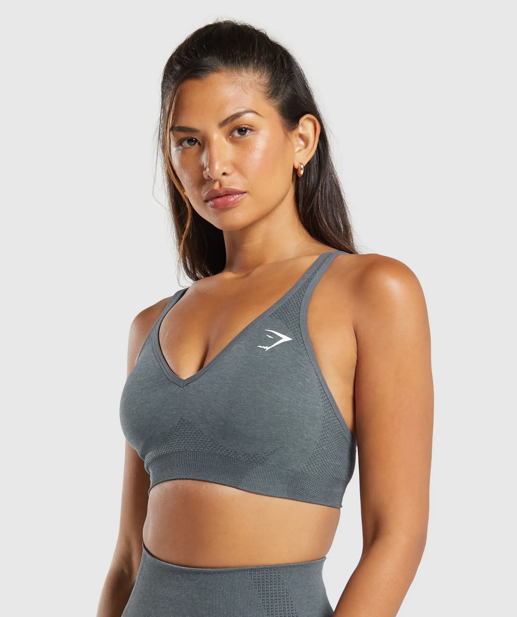 DAMES Gymshark Bedekkende Sportkleding|Sport-bh's*Vital Seamless V Neck Sports Bra