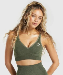 DAMES Gymshark Sport-bh's*Vital Seamless V Neck Sports Bra