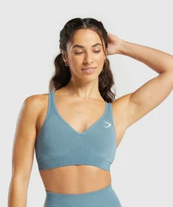 DAMES Gymshark Sport-bh's*Vital Seamless V Neck Sports Bra