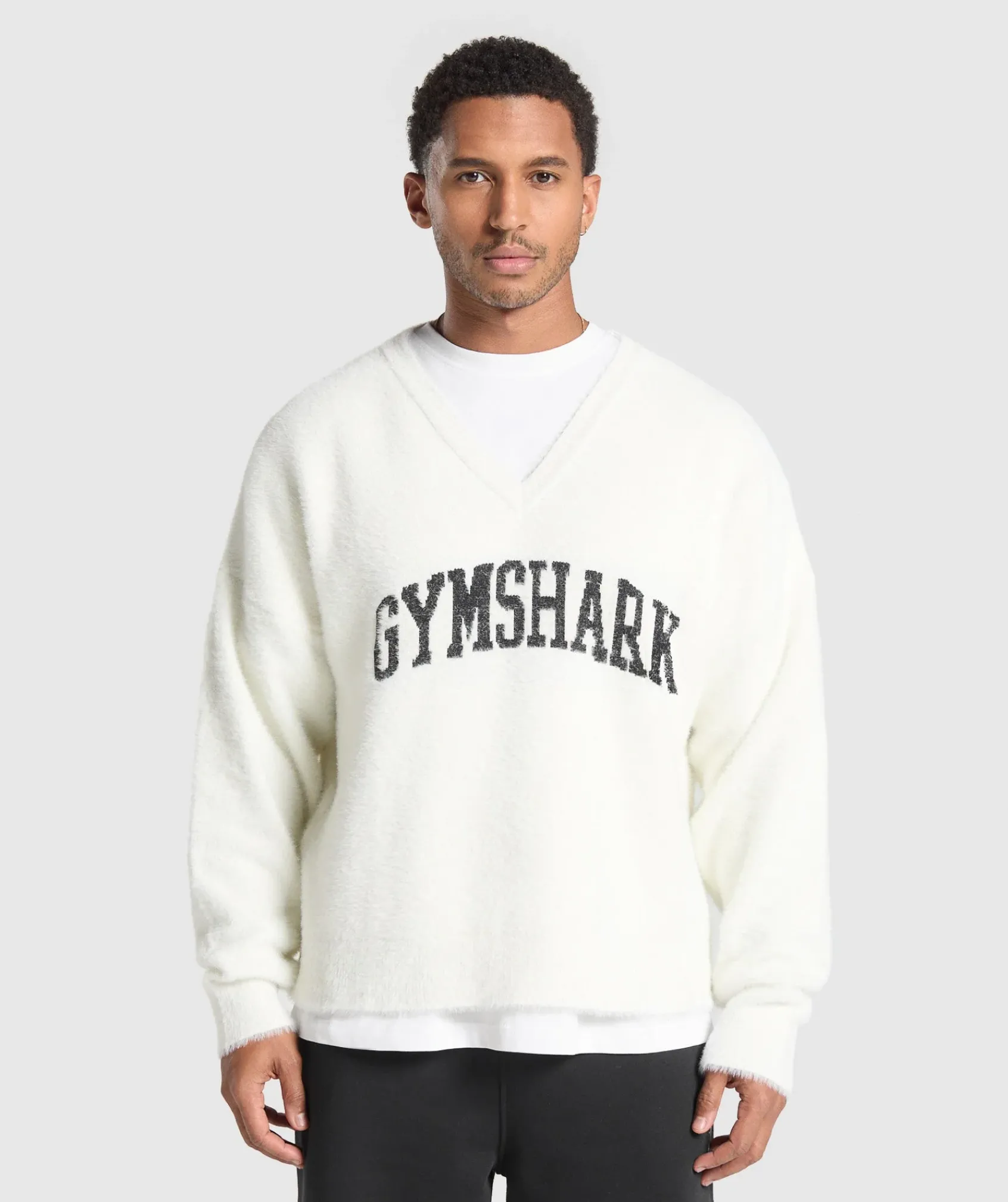DAMES Gymshark Hoodies & Truien|Hoodies & Truien*V-Neck Knitted Jumper