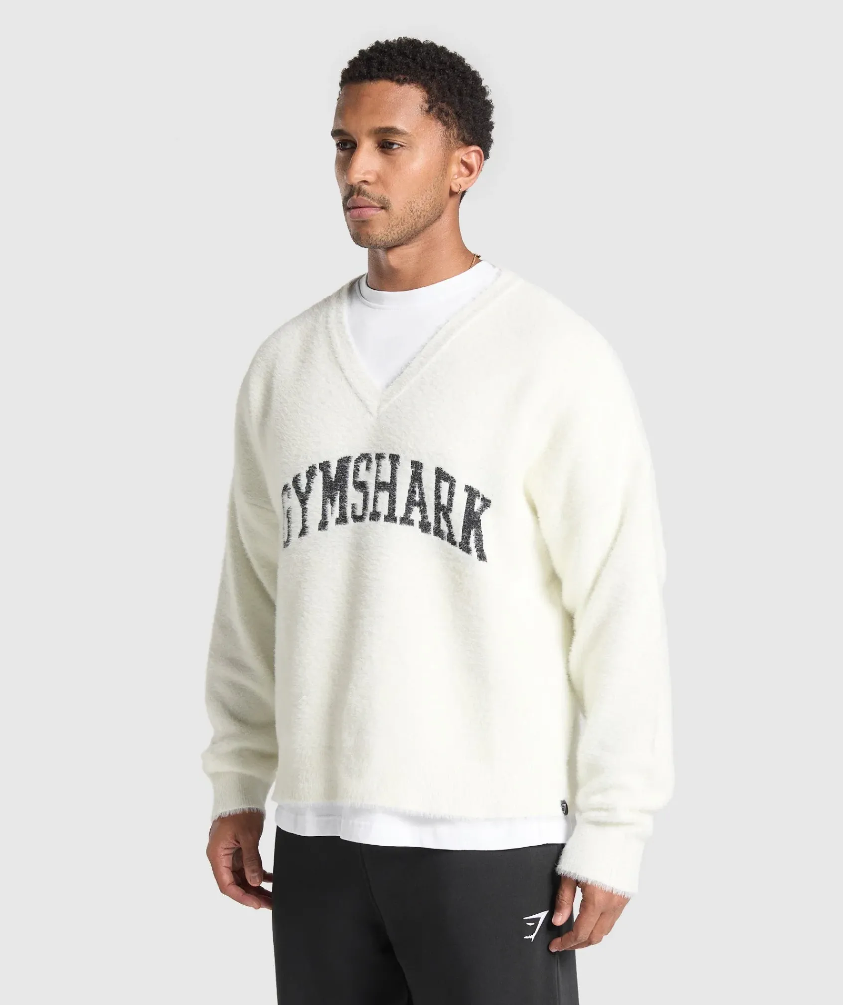 DAMES Gymshark Hoodies & Truien|Hoodies & Truien*V-Neck Knitted Jumper