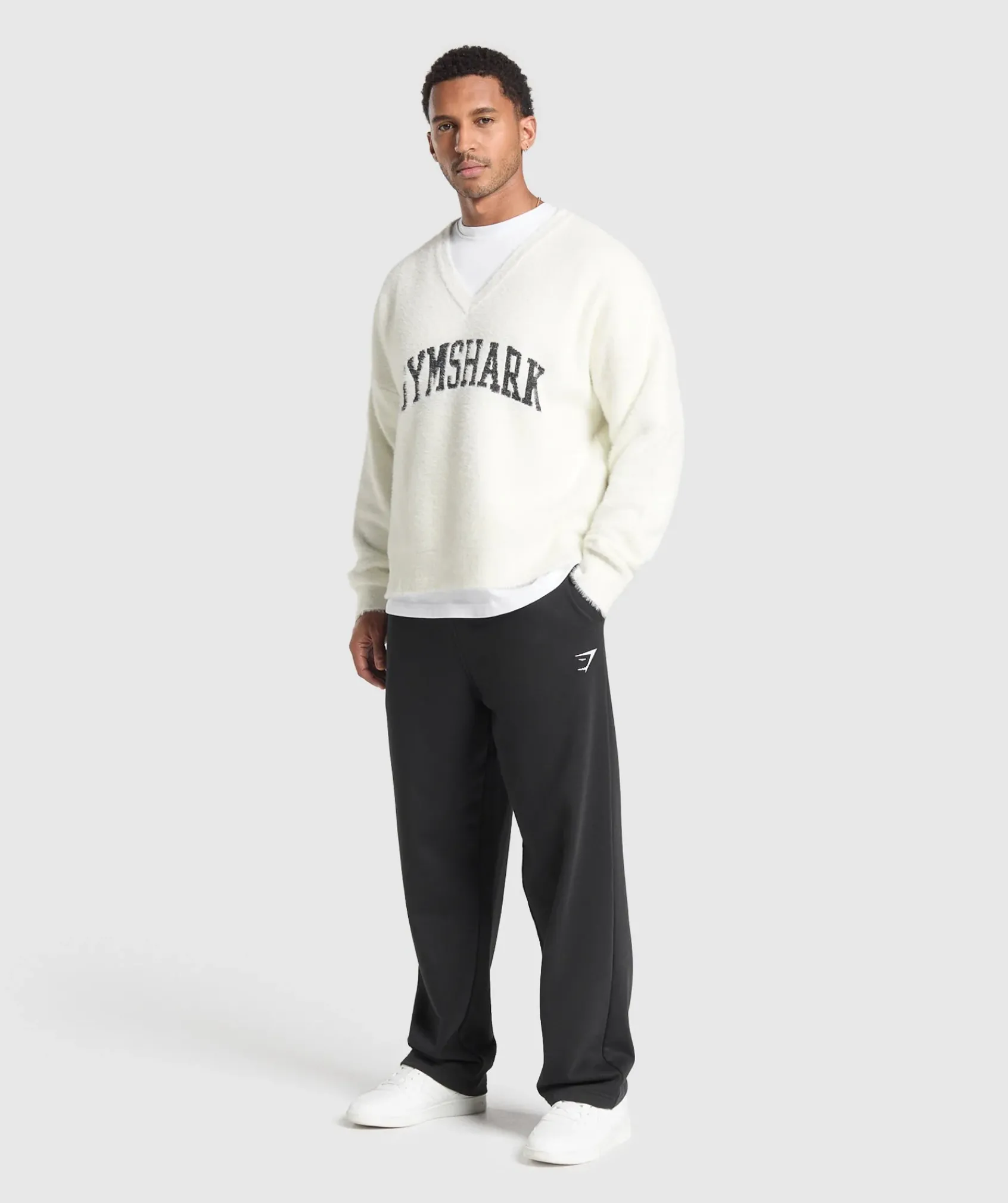 DAMES Gymshark Hoodies & Truien|Hoodies & Truien*V-Neck Knitted Jumper