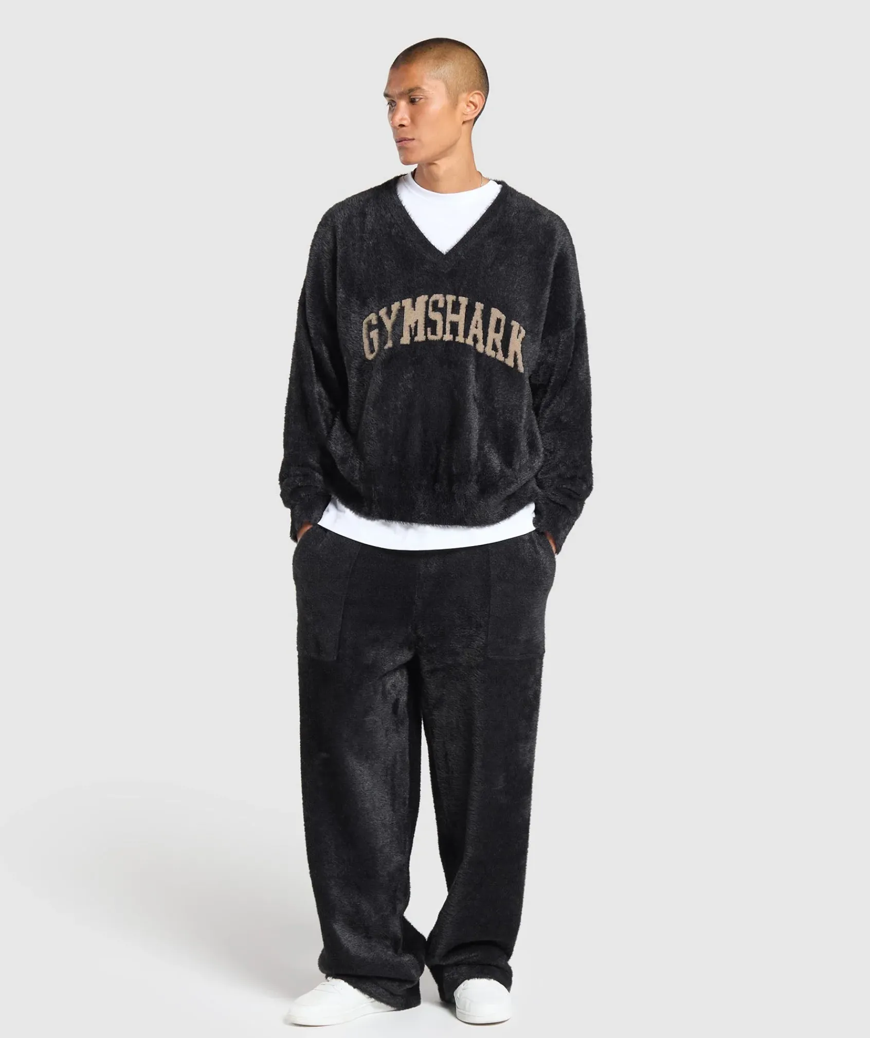 DAMES Gymshark Hoodies & Truien|Hoodies & Truien*V-Neck Knitted Jumper