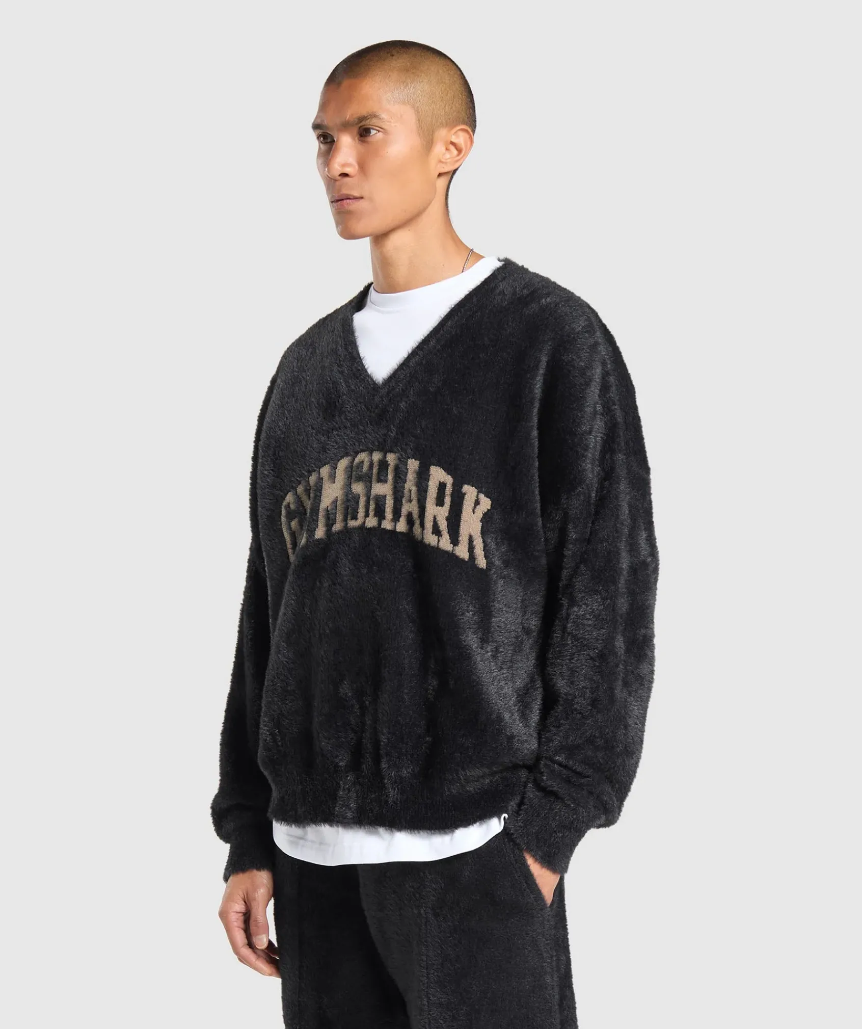 DAMES Gymshark Hoodies & Truien|Hoodies & Truien*V-Neck Knitted Jumper