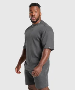 Heren Gymshark T-shirts*Waffle Oversized T-Shirt