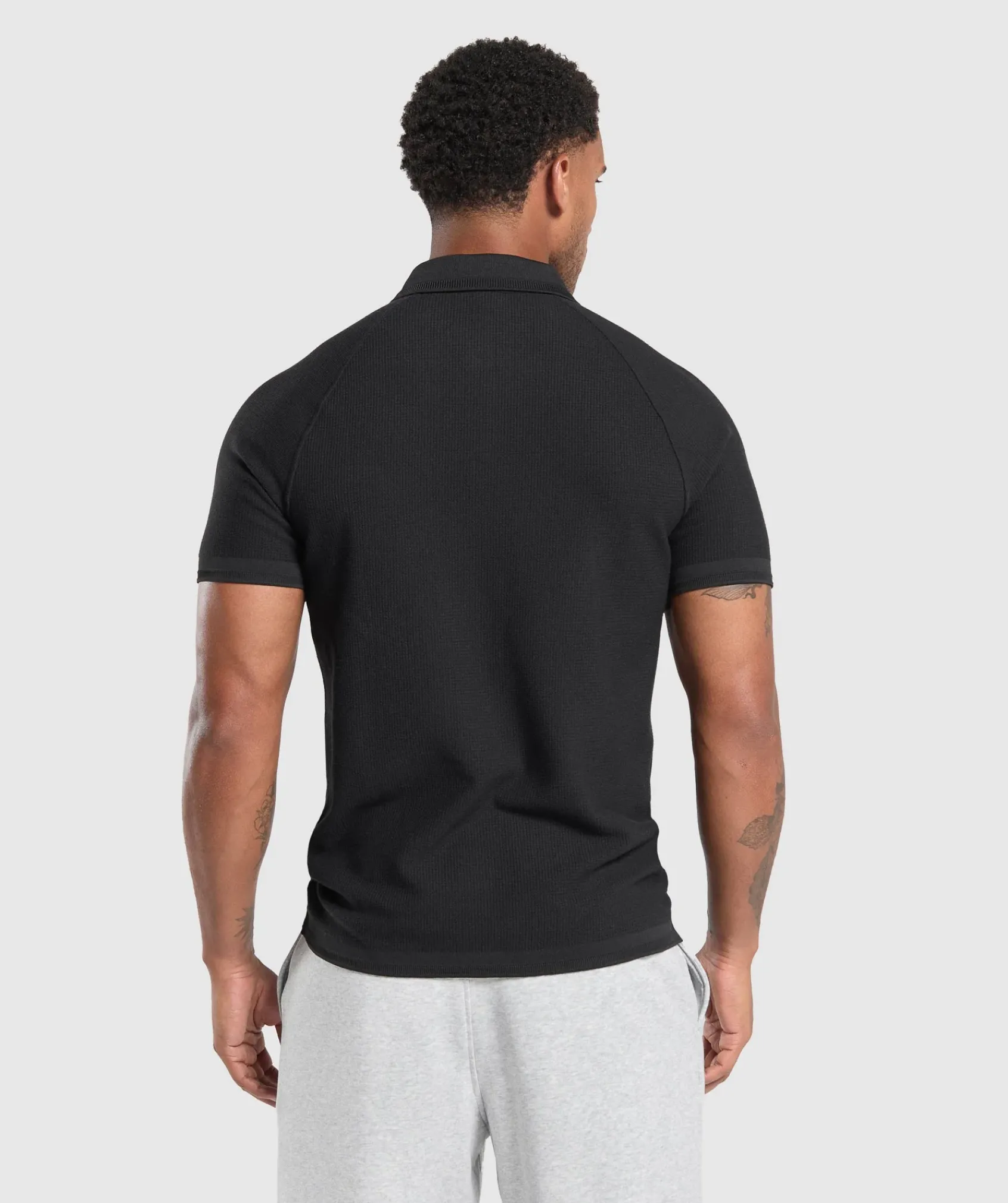Heren Gymshark T-shirts*Waffle Polo Shirt