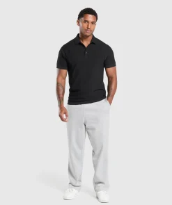 Heren Gymshark T-shirts*Waffle Polo Shirt