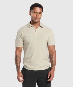Heren Gymshark T-shirts*Waffle Polo Shirt