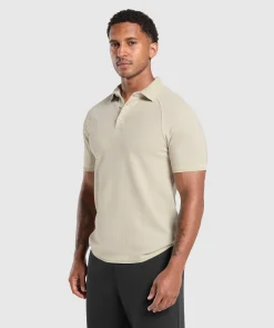 Heren Gymshark T-shirts*Waffle Polo Shirt
