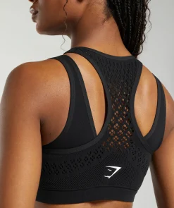 DAMES Gymshark Sport-bh's*Warp Knit Gradient Bra