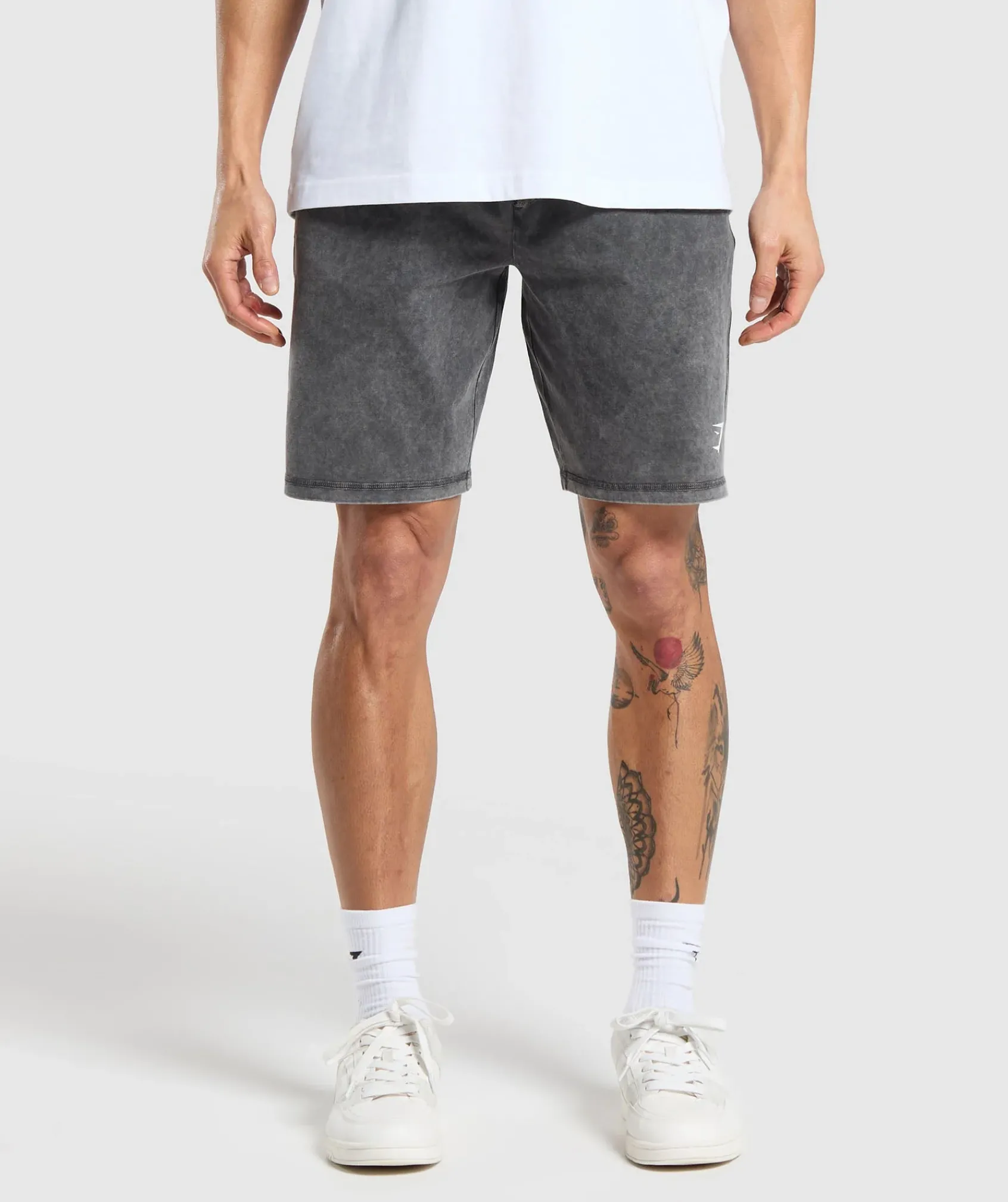Heren Gymshark Shorts*Washed Jersey 9" Shorts