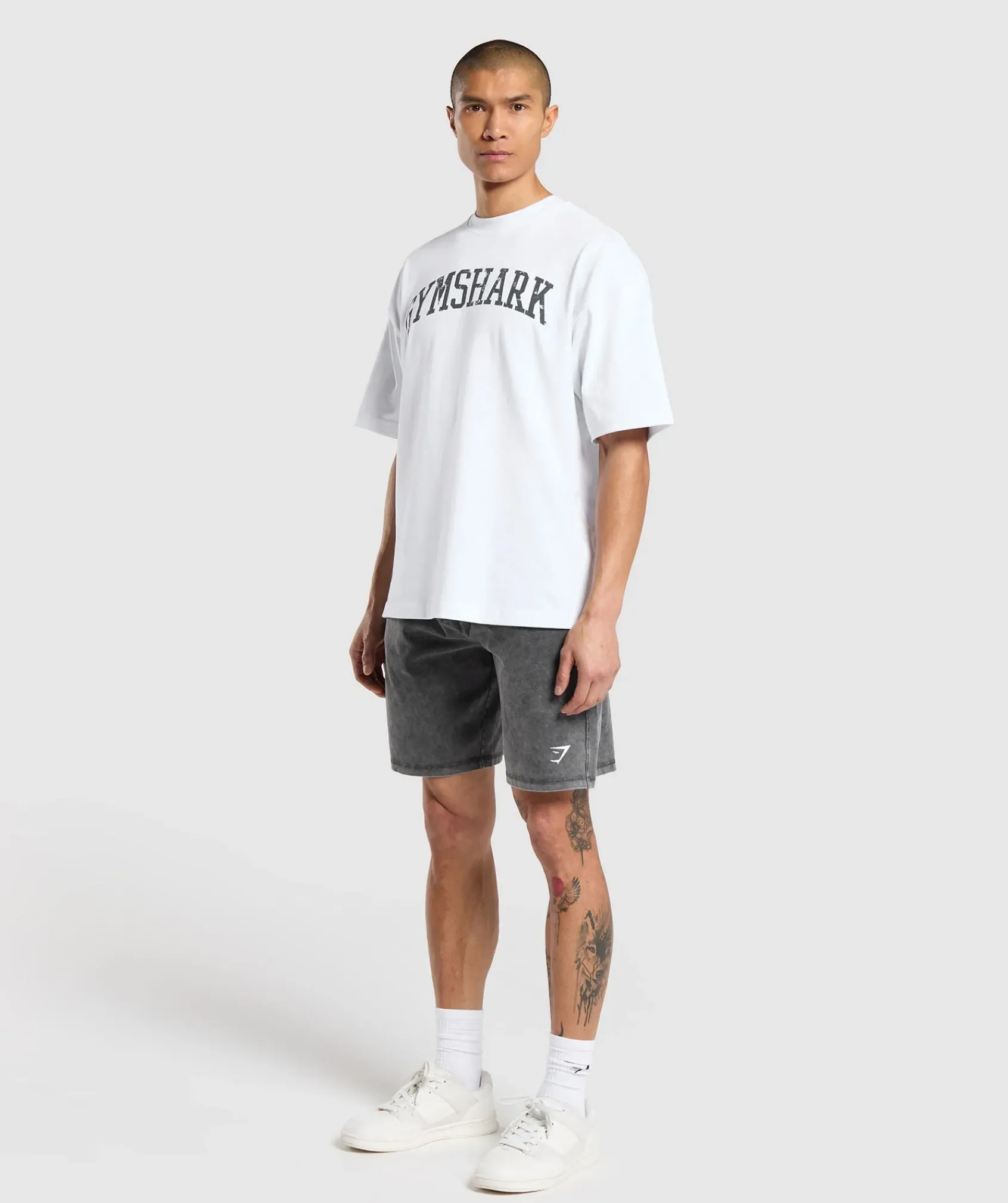 Heren Gymshark Shorts*Washed Jersey 9" Shorts