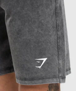 Heren Gymshark Shorts*Washed Jersey 9" Shorts