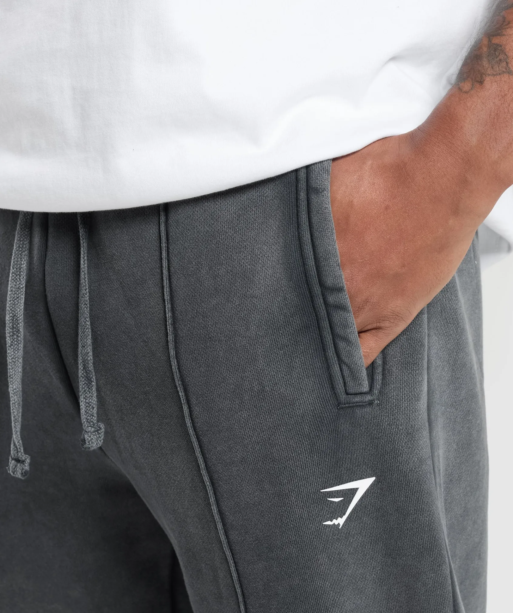 Heren Gymshark Joggingbroeken*Washed Pintuck Joggers