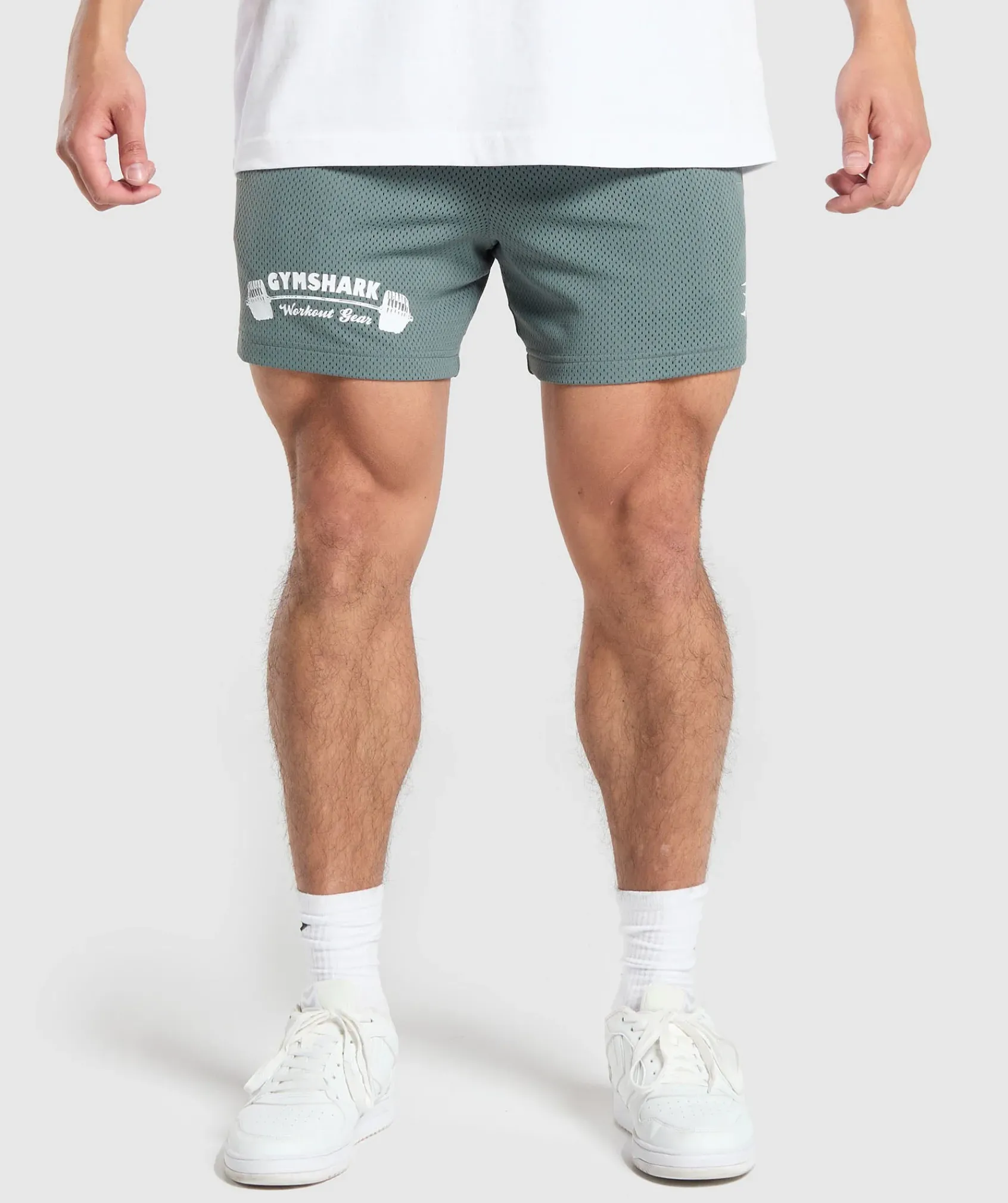 Heren Gymshark Shorts*Workout Gear Mesh 5" Shorts
