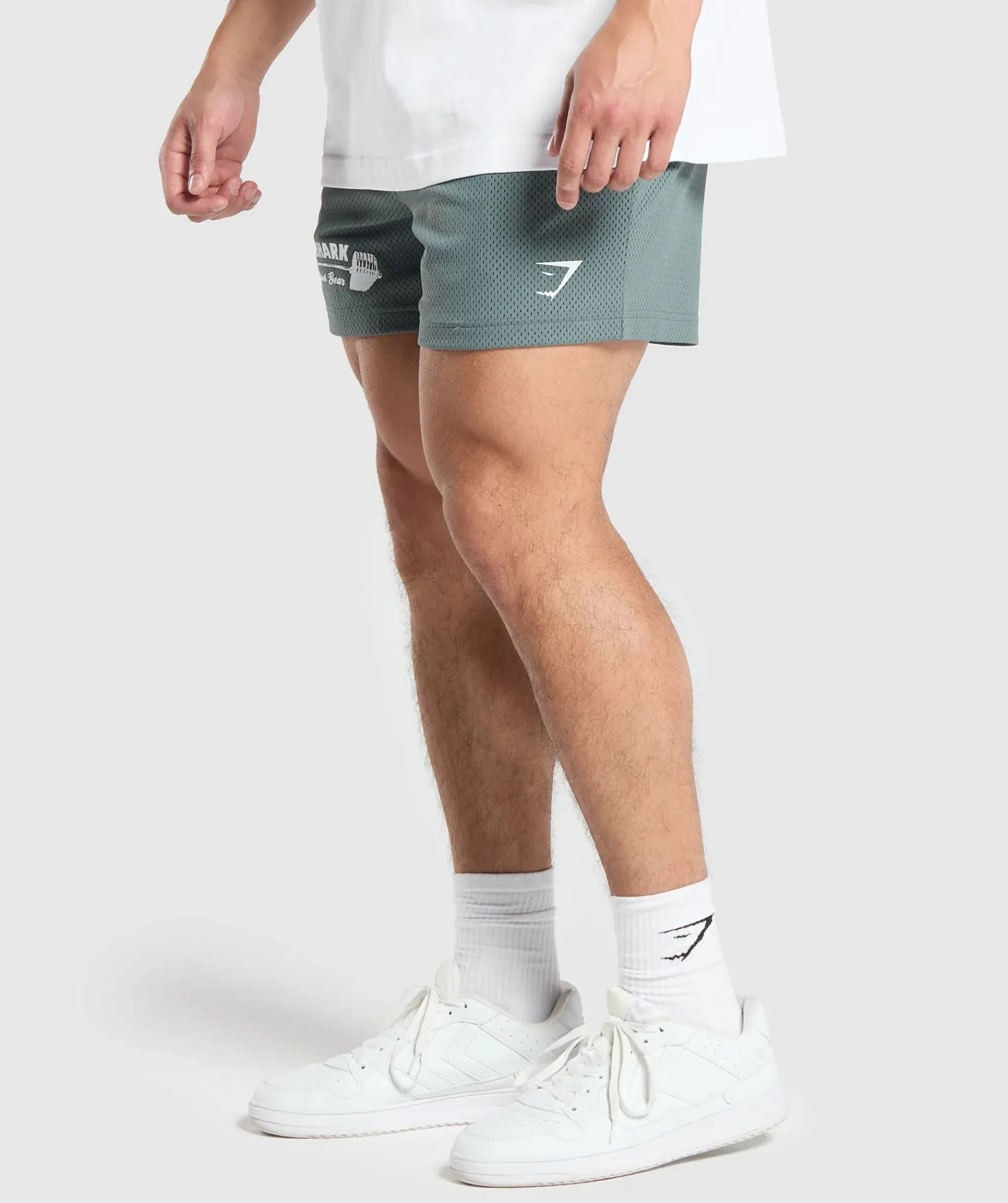 Heren Gymshark Shorts*Workout Gear Mesh 5" Shorts
