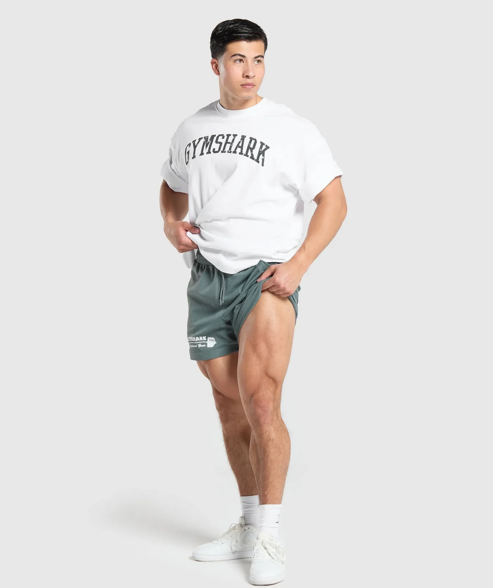 Heren Gymshark Shorts*Workout Gear Mesh 5" Shorts