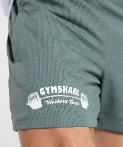 Heren Gymshark Shorts*Workout Gear Mesh 5" Shorts