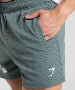 Heren Gymshark Shorts*Workout Gear Mesh 5" Shorts