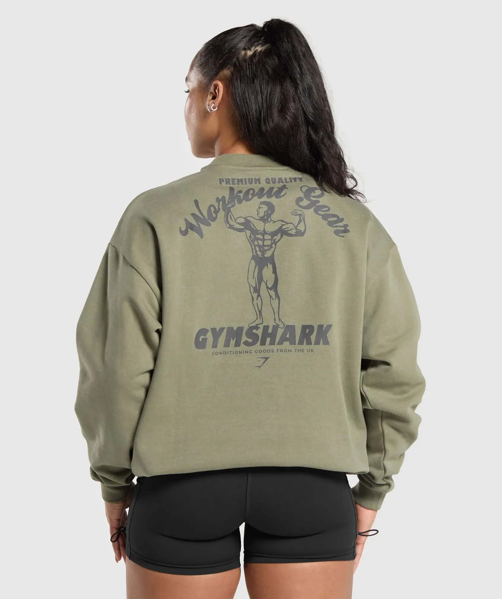 DAMES Gymshark Hoodies & Truien*Workout Gear Oversized Sweatshirt