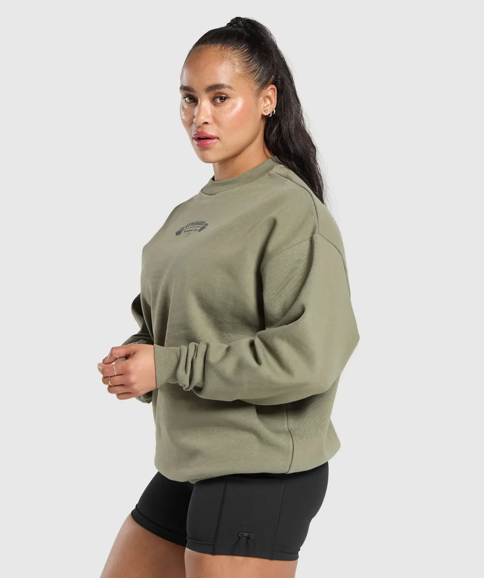 DAMES Gymshark Hoodies & Truien*Workout Gear Oversized Sweatshirt