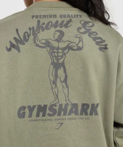 DAMES Gymshark Hoodies & Truien*Workout Gear Oversized Sweatshirt