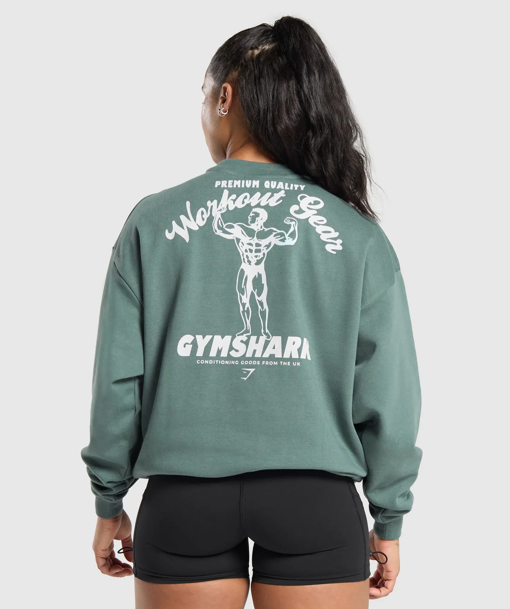 DAMES Gymshark Hoodies & Truien*Workout Gear Oversized Sweatshirt