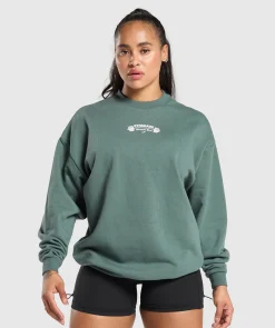 DAMES Gymshark Hoodies & Truien*Workout Gear Oversized Sweatshirt