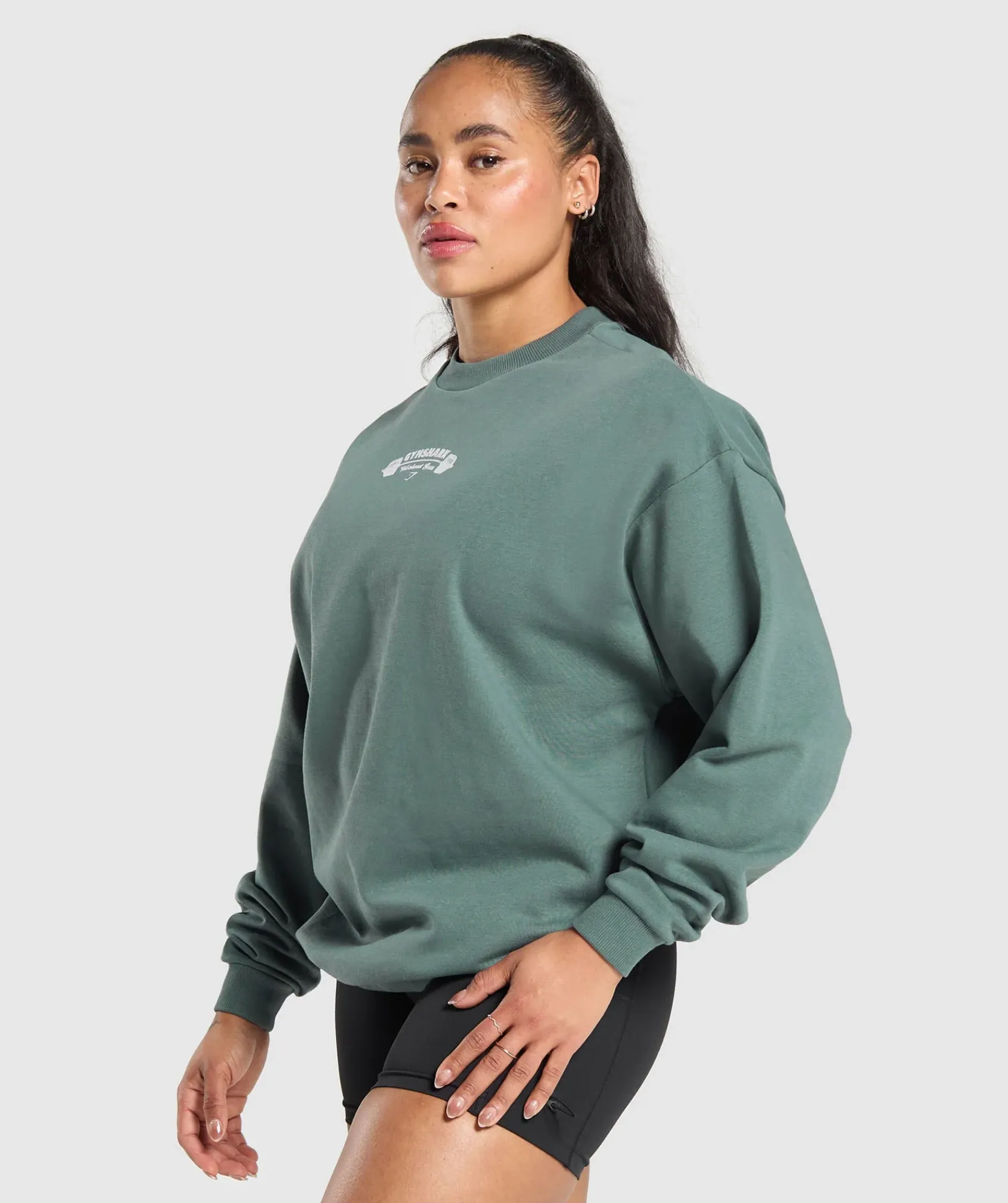 DAMES Gymshark Hoodies & Truien*Workout Gear Oversized Sweatshirt