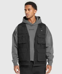 Heren Gymshark Sportjacks|Outerwear*Woven Gilet