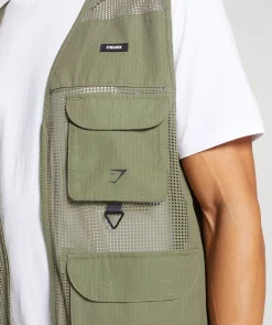 Heren Gymshark Sportjacks|Outerwear*Woven Gilet