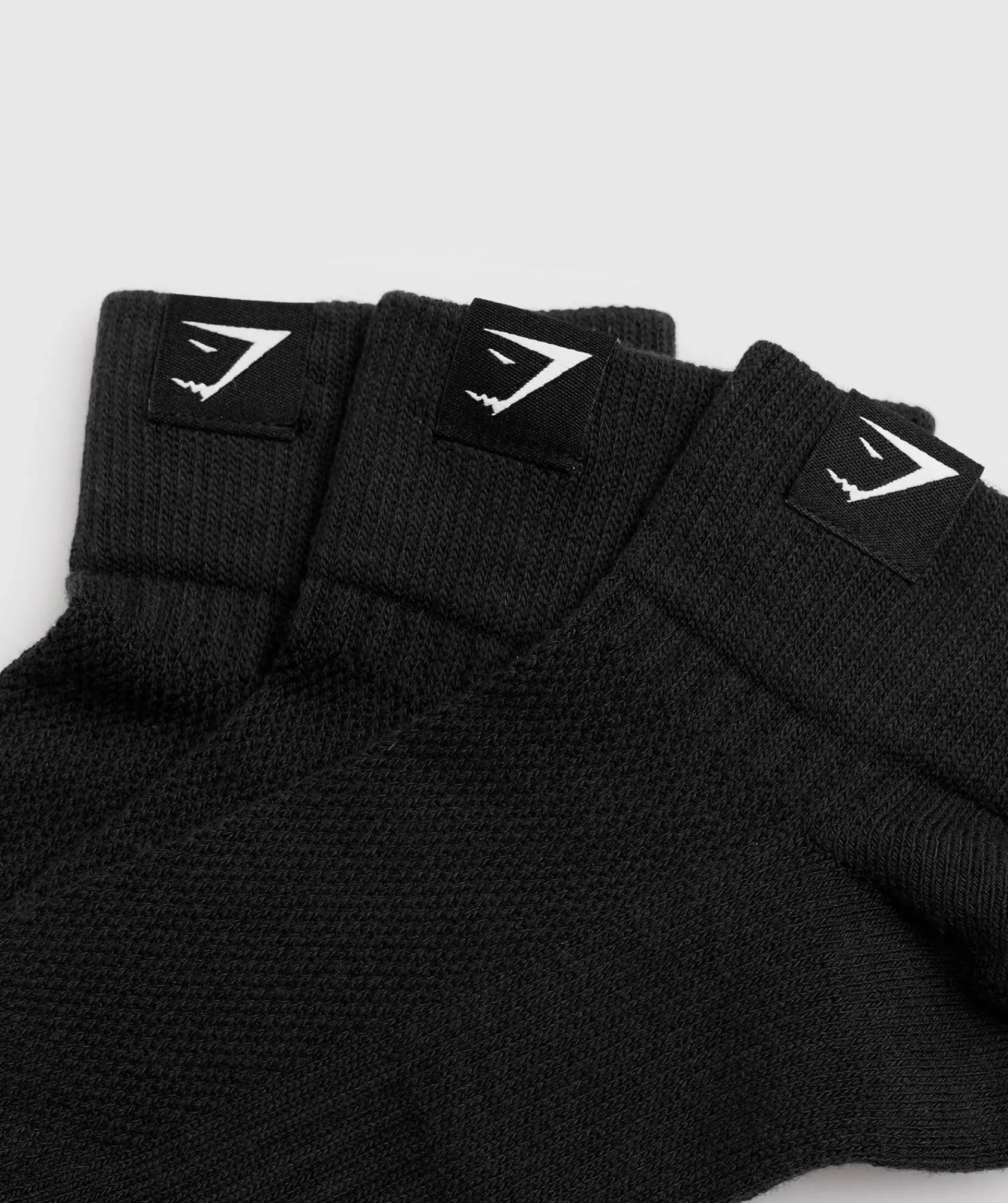 Gymshark Sportsokken|Enkelsokken*Woven Tab Quarter Socks 3pk
