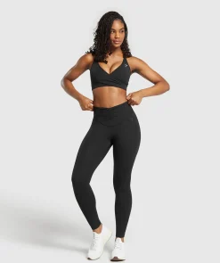 DAMES Gymshark Sport-bh's*Wrap Sports Bra