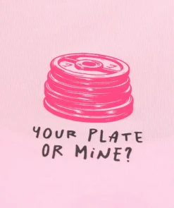 DAMES Gymshark T-shirts*Your Plate or Mine Baby Tee
