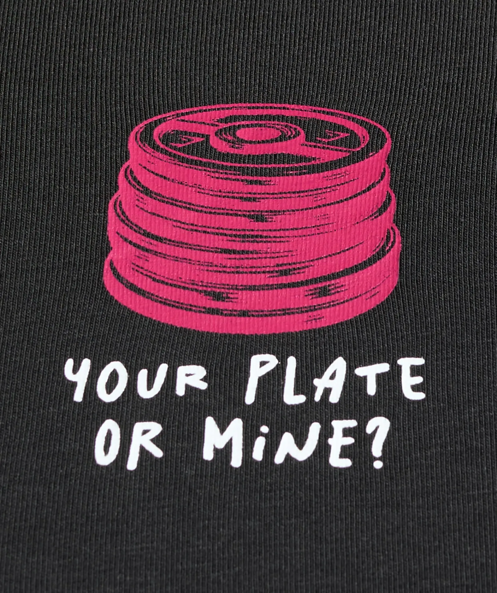 DAMES Gymshark T-shirts*Your Plate or Mine Baby Tee