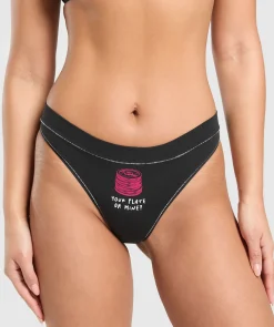 DAMES Gymshark Ondergoed|Dames Ondergoed*Your Plate or Mine Cotton Thong